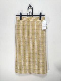 Rope Picnic ロペピクニックチェックミモレタイトスカート 新品未使用のサムネイル