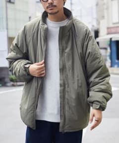 別注 ビッグシルエット LEVEL7 JACKET/中綿ミリタリーブルゾンのサムネイル