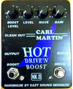 CarlMartin Hot Drive 'n Boost MkIIエフェクター - メルカリ
