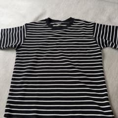 GLOBAL WORK ボーダー ワッフル Tシャツ Mのサムネイル