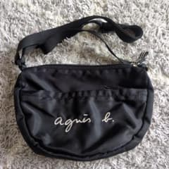 agnès b. ENFANT ブラックショルダーバッグのサムネイル