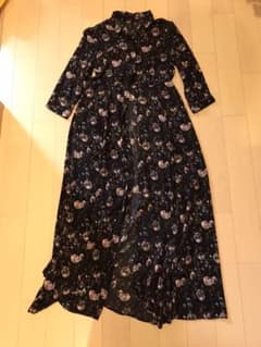 花柄 ロングワンピースのサムネイル