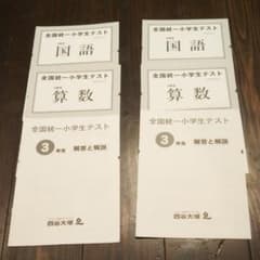 2018年度 6月、11月分 3年生 全国統一小学生テストのサムネイル