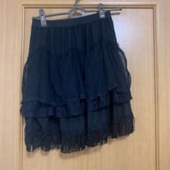 半額セール→黒ミニスカートのサムネイル