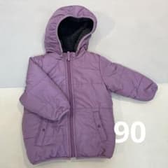 GITA キッズ 中綿ジャケット パープル　90のサムネイル