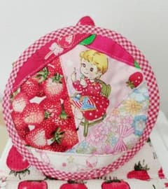 ✾ハンドメイド✾丸型ポーチ✾パッチワークのサムネイル