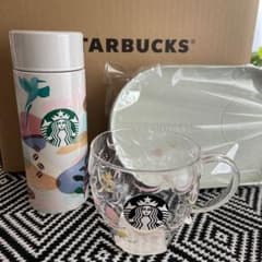 スターバックス2024福袋　タンプラー&耐熱グラス&カフェプレート3点セットのサムネイル