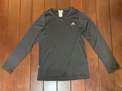 <adidas 長袖Tシャツ Lサイズ ブラック>