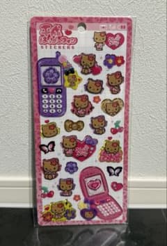 平成ハッピーフォンステッカー シール 日焼けキティ 正規品 - メルカリ
