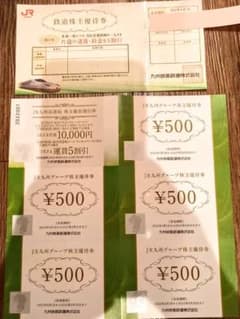 JR九州　株主優待券　株主優待割引券のサムネイル