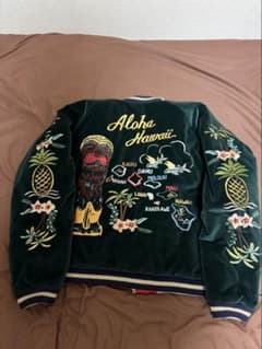 Aloha Hawaii ベルベット スカジャン - メルカリ