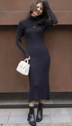 スナイデル　定価1万8500円 ニットワンピース