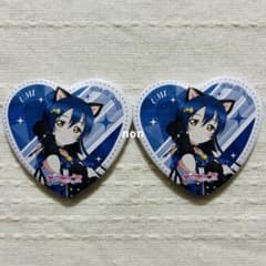 ラブライブ μ's ハートGIGO 缶バッジ 園田海未 - メルカリ