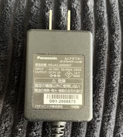 Panasonic ACアダプター NOJACJ000007のサムネイル