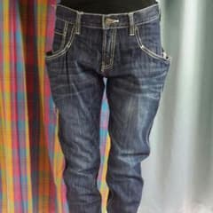 【中古】SALLYS インディゴ染め デニム サイズLのサムネイル