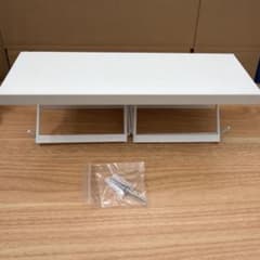 H 26-2 トイレットペーパーホルダー 棚付き ホワイトのサムネイル