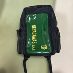 【美品】NEYAGAWA3 寝屋川第三中学校バックパック 緑/黒　リュックのサムネイル