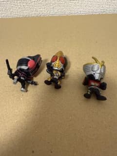 昔のガチャガチャ仮面ライダー フィギュア 3体セットのサムネイル