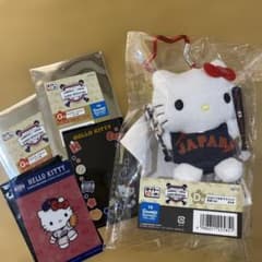 ハローキティ タイトーくじ　サンリオ×侍ジャパンD G賞セットのサムネイル