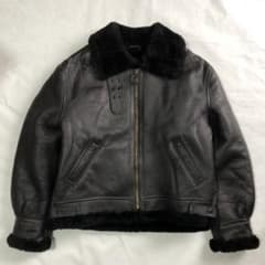 美品 希少 schott フライトジャケット B-3 ブラック 金具 44 - メルカリ