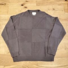 サンプル】ヨーク BLOCK CHECKED CREWNECK SWEATER - メルカリ