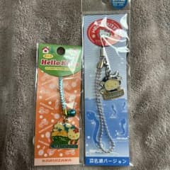 ハローキティご当地軽井沢ストラップ他7点 ハローキティ ご当地限定ストラップ 根付け 軽井沢限定 サイクリング