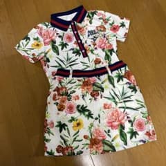 KISS ON THE GREEN 花柄フリルゴルフウエア２上下セット未使用 KISS ON THE GREEN 花柄フリルゴルフウエア2上下セット未使用 公式