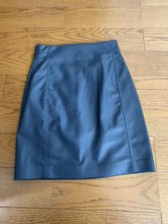 H&M フェイクレザーミニスカートのサムネイル