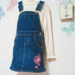 [美品]120 オシュコシュ　ビゴシュ　女児　ジャンパースカートのサムネイル