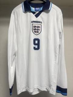 UMBRO イングランド代表 SHEARER 9 シャツ レア】UMBRO イングランド代表 SHEARER 9 長袖シャツ Lサイズ - メルカリ