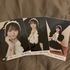 ≠ME 本田珠由記 カフェ楽園　生写真 3種 コンプのサムネイル