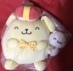 ポムポムプリン○2016○2連覇○ぬいぐるみ○むにゅぐるみ○Lサイズ