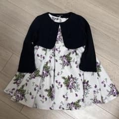 120】BeBe ベベ フォーマル 入学式 卒園式 発表会 七五三 2点セット