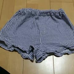 150㌢☆紫のギンガム短パン！のサムネイル