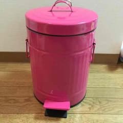 ゴミ箱(ダストボックスペール缶)５Ｌ ピンクのサムネイル