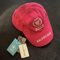 BALENCIAGA WFP バレンシアガ キャップ CAP Lサイズ ピンク - メルカリ