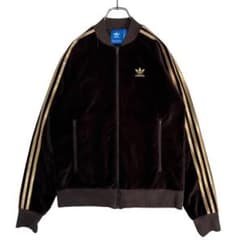 ☆6948 adidas ユナイテッドアローズ ベロアトラックトップ ブラウン