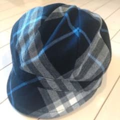 BURBERRY チェック柄キャスケット帽 - メルカリ