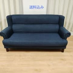 2.5人掛けソファ ネイビー ビオラ - メルカリ