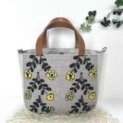ミナペルホネン別マチ角丸トートバッグ ハンドメイド - メルカリ