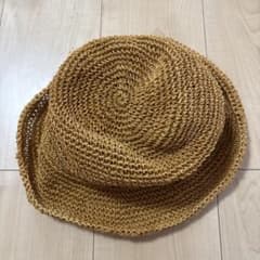 BEAMS BOY ブラウン ストローハットのサムネイル