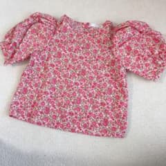 ☆ZARA ☆花柄☆ 半袖ブラウス サイズ8のサムネイル