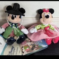 韓国限定 韓服チマチョゴリミッキー&ミニー ぬいぐるみ - メルカリ