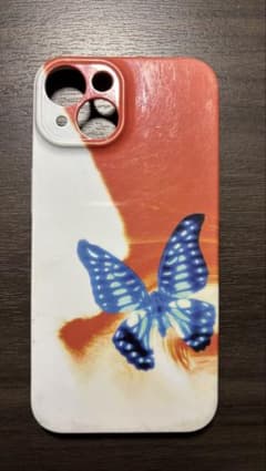 iPhone11用ハードケース 青い蝶のサムネイル