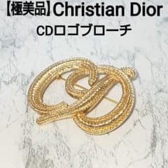 極美品】Christian Dior アイコンロゴ CDロゴブローチ ゴールド - メルカリ