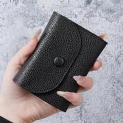 コインケース 小銭入れ ミニ財布 ブラック メンズ レディース カードケース
