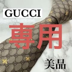 ✨美品✨ 近年モデル GUCCI ネクタイ シルク100% GG柄 蜂 金色 - メルカリ