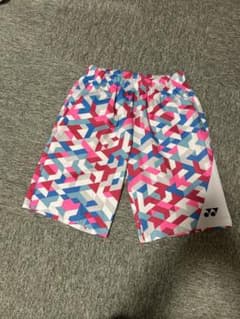 YONEX バドミントン ハーフパンツ 幾何学模様　Mサイズのサムネイル