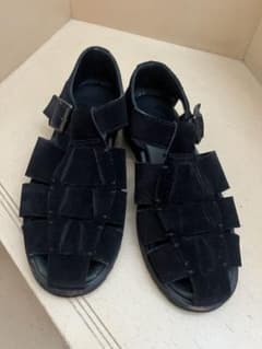 パラブーツ サンダル PACIFIC/SPORT サイズ39 ブラック スエード 