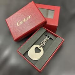 Cartier カルティエ ハート キーホルダー バッグチャーム レディース
